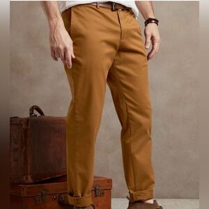 Banana Republic ATHLETIC RAPID MOVEMENT CHINO Tapered Fit Chino Tan 36 waist
